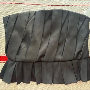 Zara Black Strapless Top